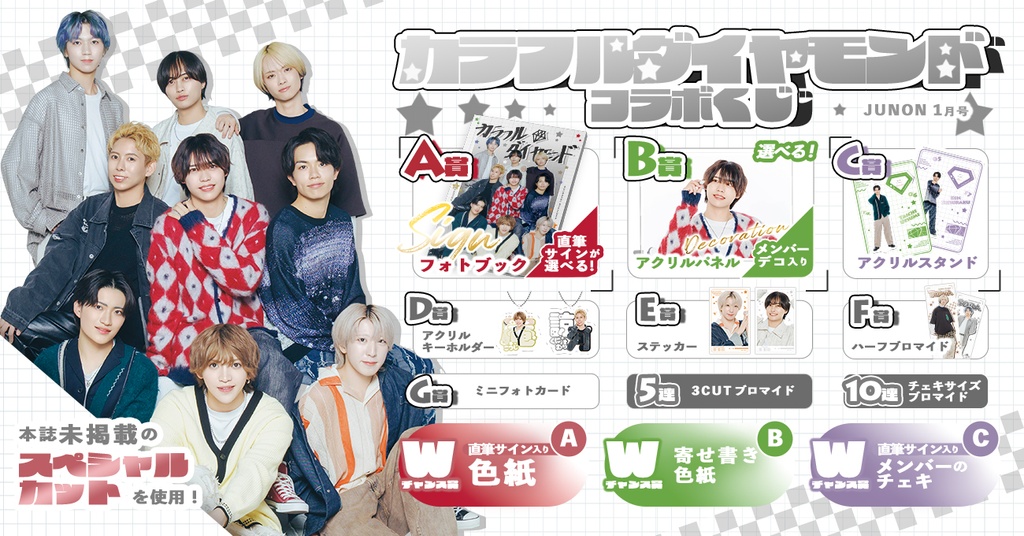 とあ Poltergeist JUNONくじ Poltergeist】写真集『RINDO COLLECTION』発売記念くじ | JUNON TVくじ