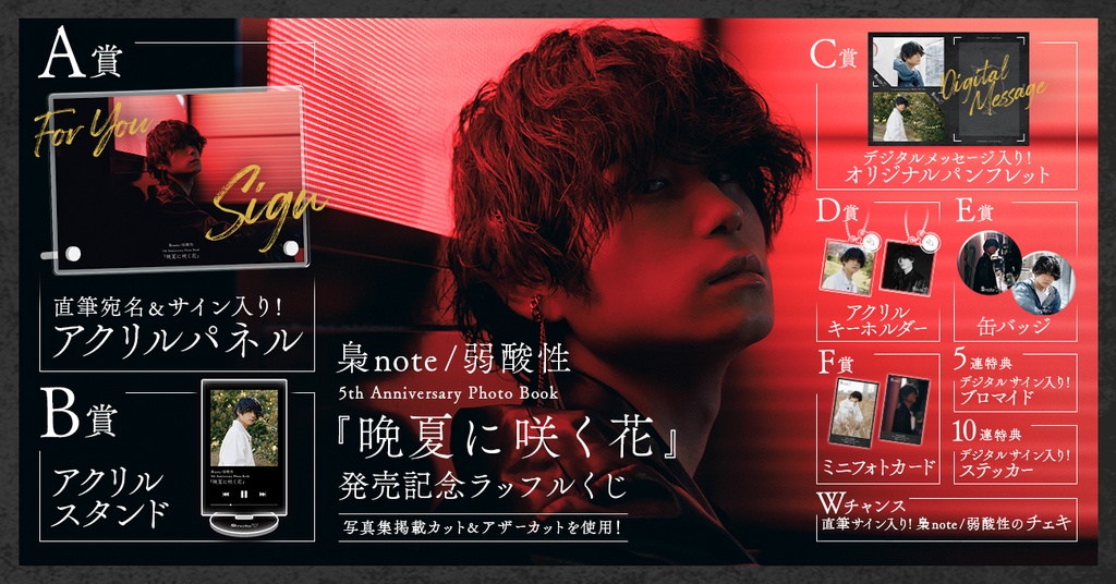 BUDDiiSラッフルくじ　SHOOT アクリルパネル　サイン&コメント入り BUDDiiSラッフルくじ SHOOT アクリルパネル サイン&コメント入り
