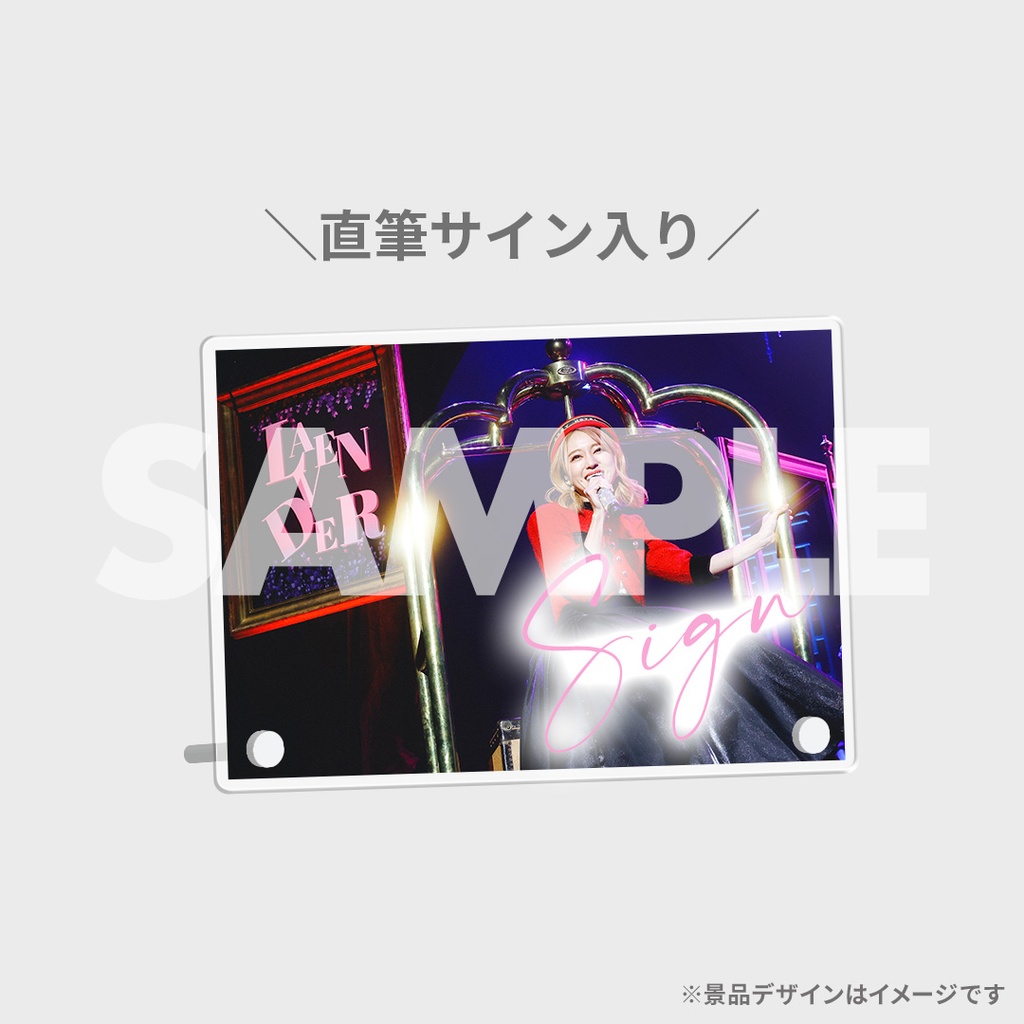 chay【直筆サイン入りアクリルフォトパネル】10周年記念ライブツアー
