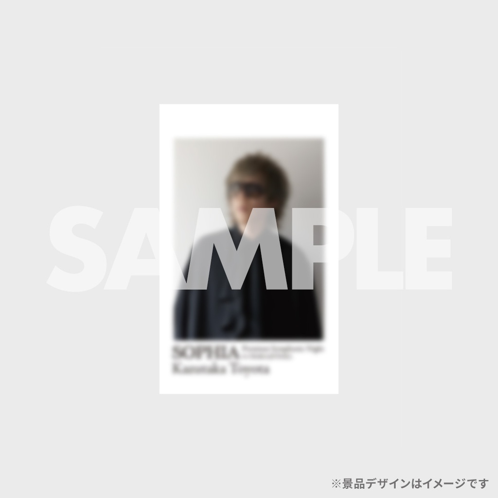 SOPHIA ラッフルくじ 全4種類コンプリート 黒柳能生 匿名配送