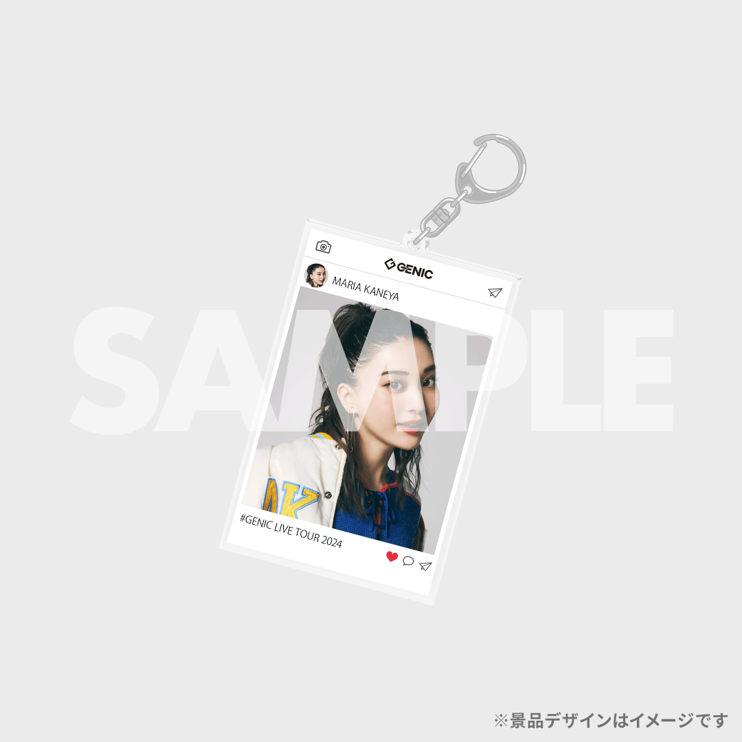 GENIC ラッフルくじ 金谷鞠杏 セット ① GENIC LIVE TOUR 2024 N_G』ライブフォトくじ | RAFFLE