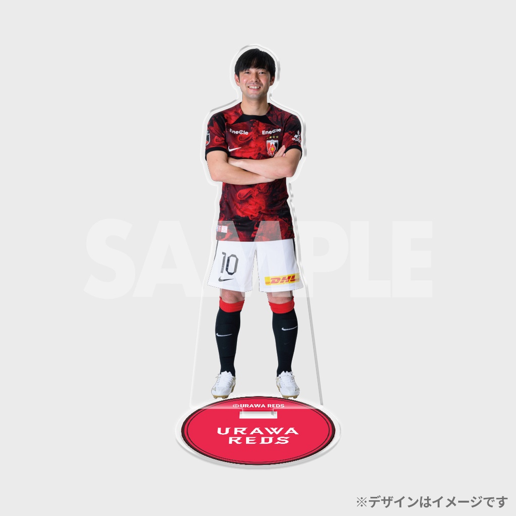 浦和レッズ　2024 1/5 アクリルスタンド　24 松尾選手 2024 浦和レッズ ラッフルくじ 松尾佑介 直筆サイン入りアクリルスタンド