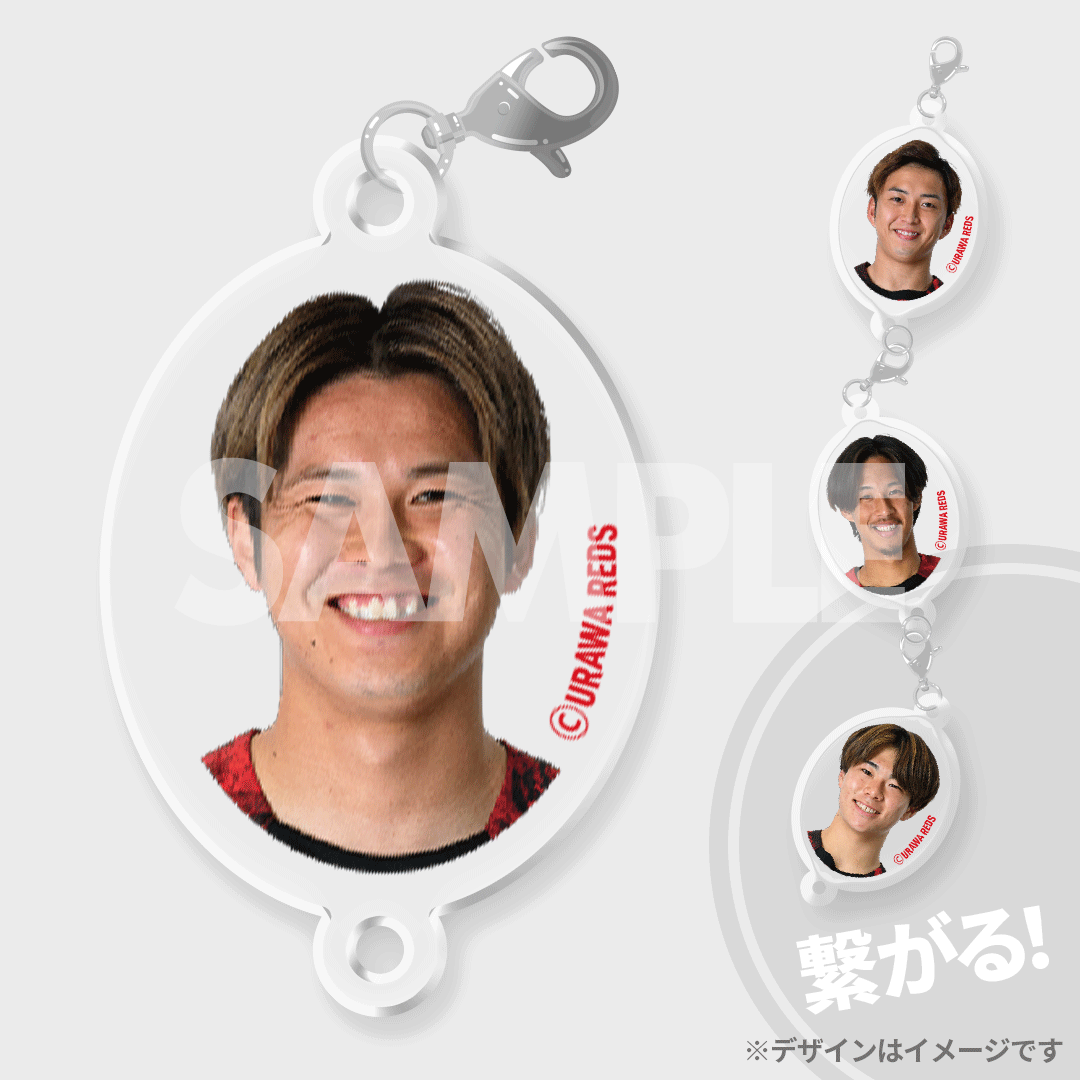 浦和レッズ 大久保智明 1000円モバガチャ 特賞 1/5直筆サイン入りアクスタ