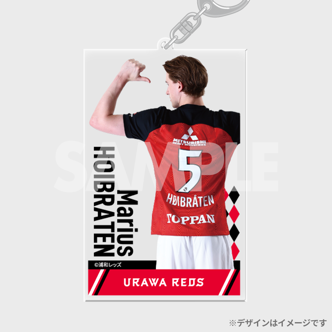 浦和レッズ 1/5 アクリルスタンド直筆サイン入 4番石原選手 【公式通販】