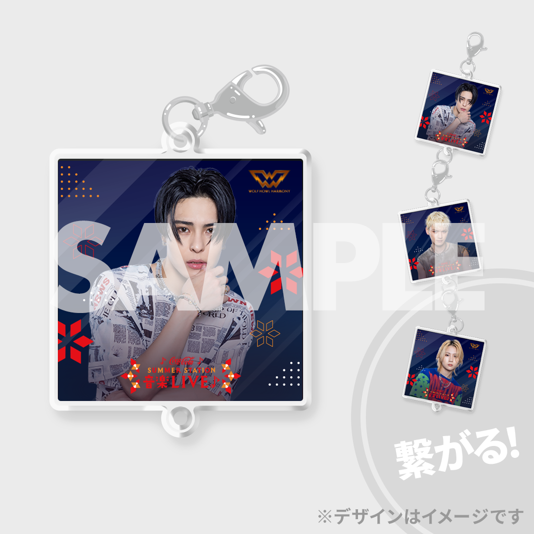 SuG ラッフルくじ アクリルパネル WOLF HOWL HARMONY&KID PHENOMENON SUMMER STATION 2024出演
