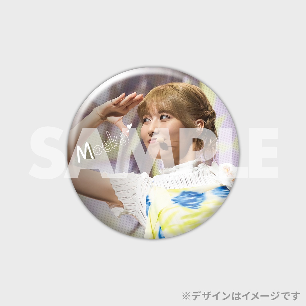 鈴木萌花 直筆サイン入り缶バッジ AMEFURASSHI Live ”Flora” chapter