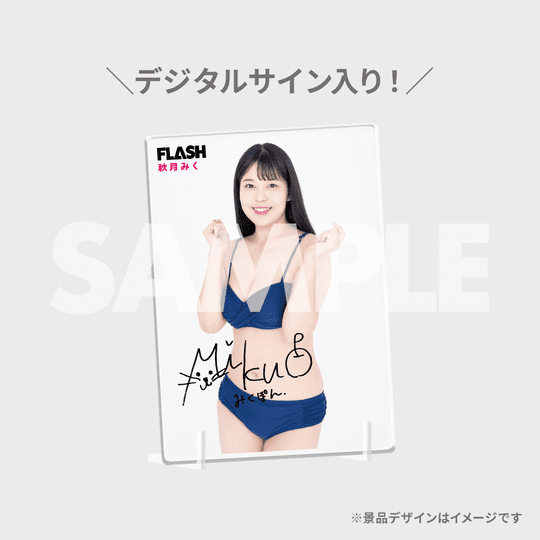 ミスFLASH オーディション応援ラッフルくじ【秋月みく】 | RAFFLE