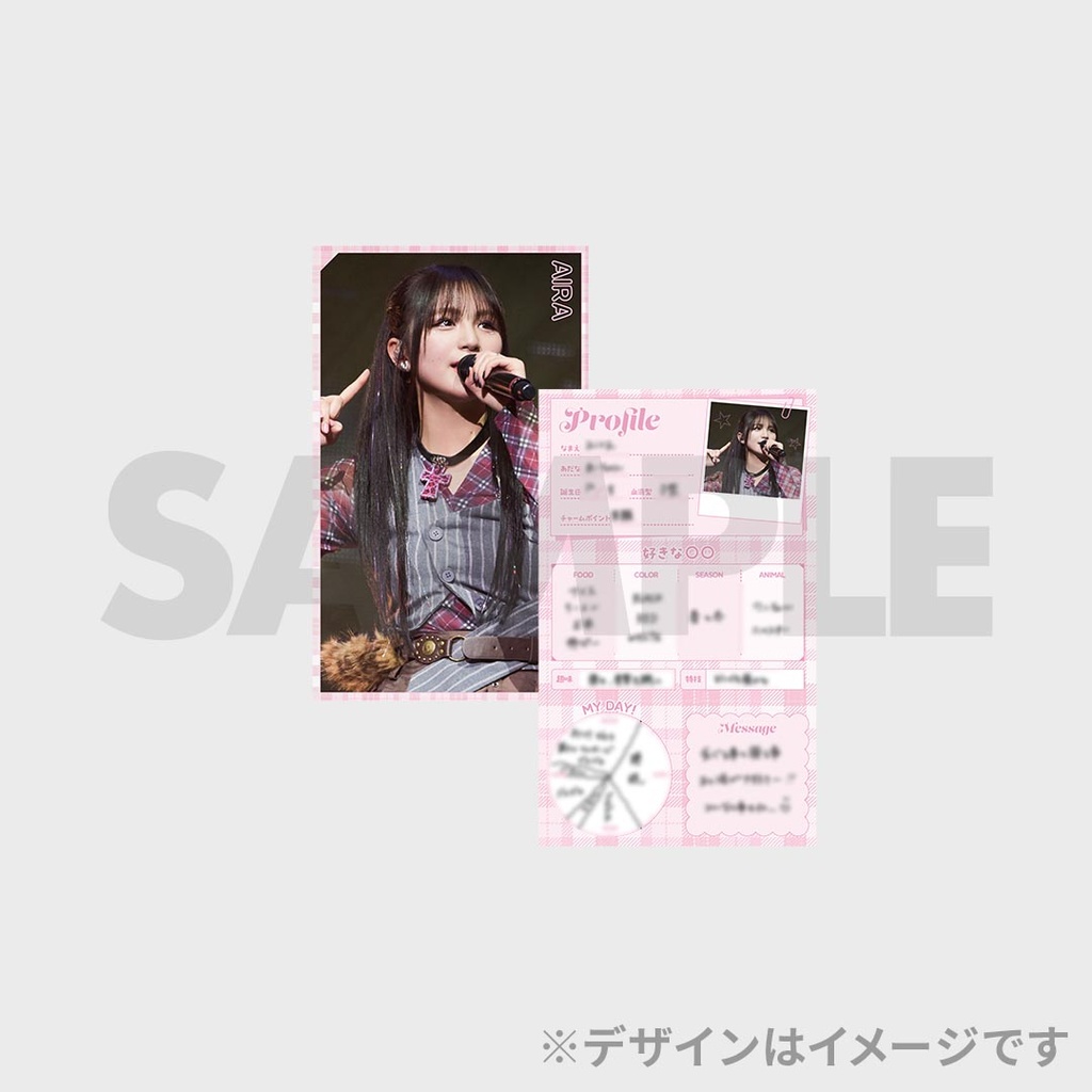 Amefurasshi 愛来 ラッフルくじ チェキ AMEFURASSHI Live ”Sweetie, Lovely, Yummy!” ライブフォトくじ