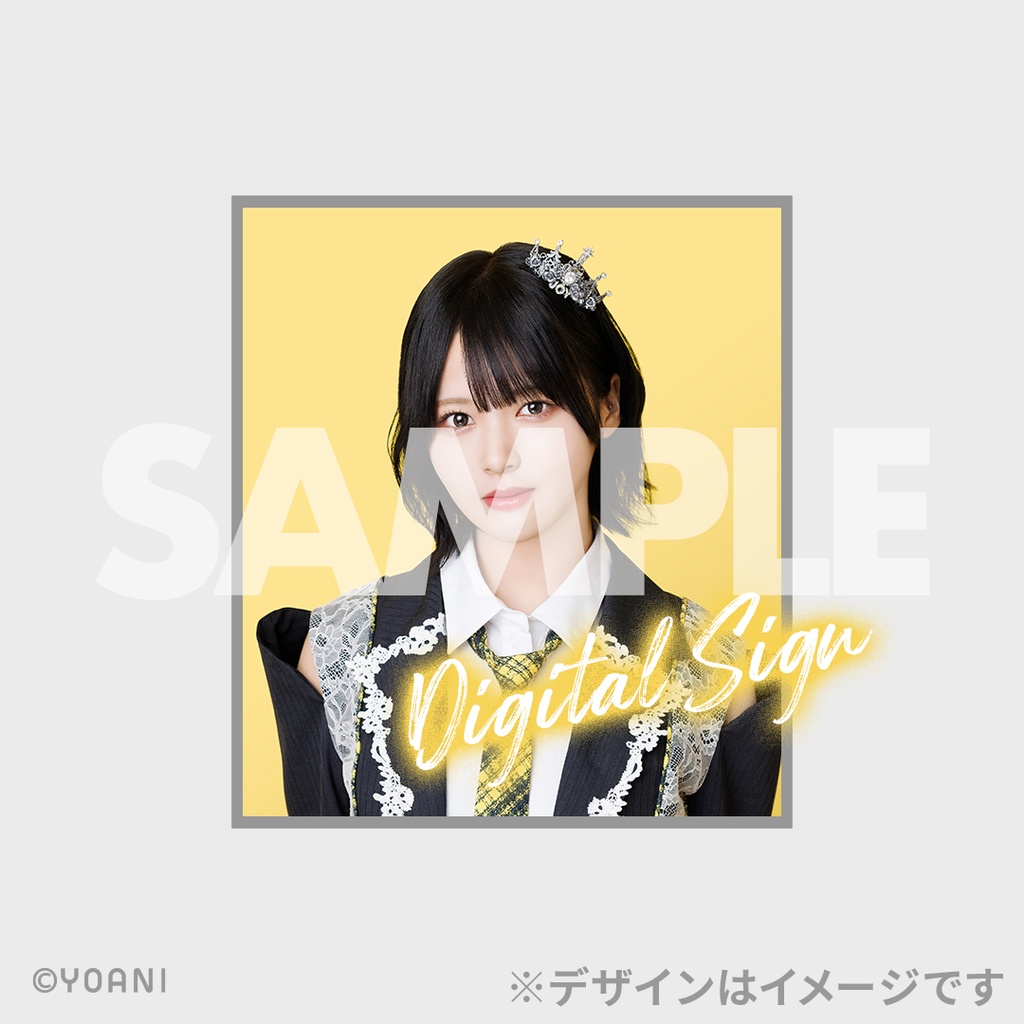 江角怜音アクリルパネル直筆サインラッフルくじニアジョイ