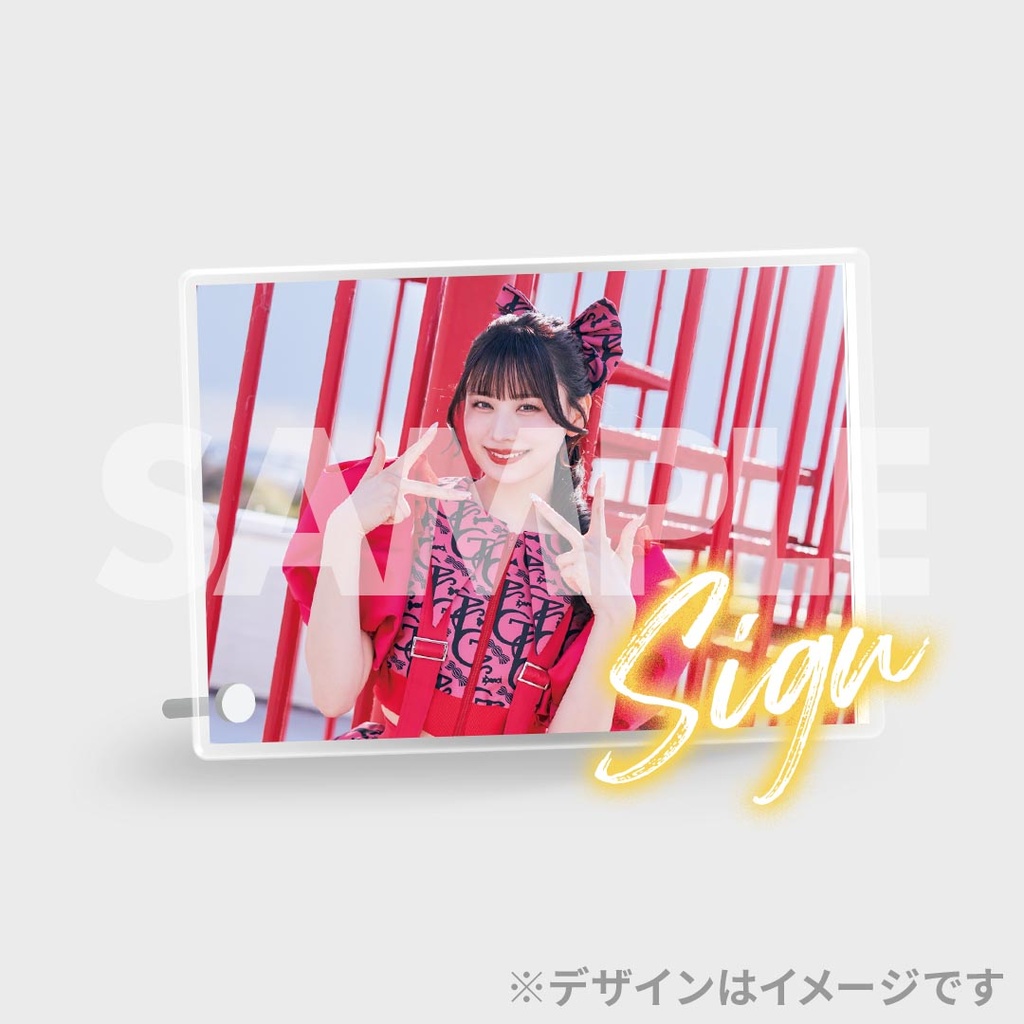 CANDY TUNE 村川緋杏 アクリルフォトパネル 直筆サイン入り