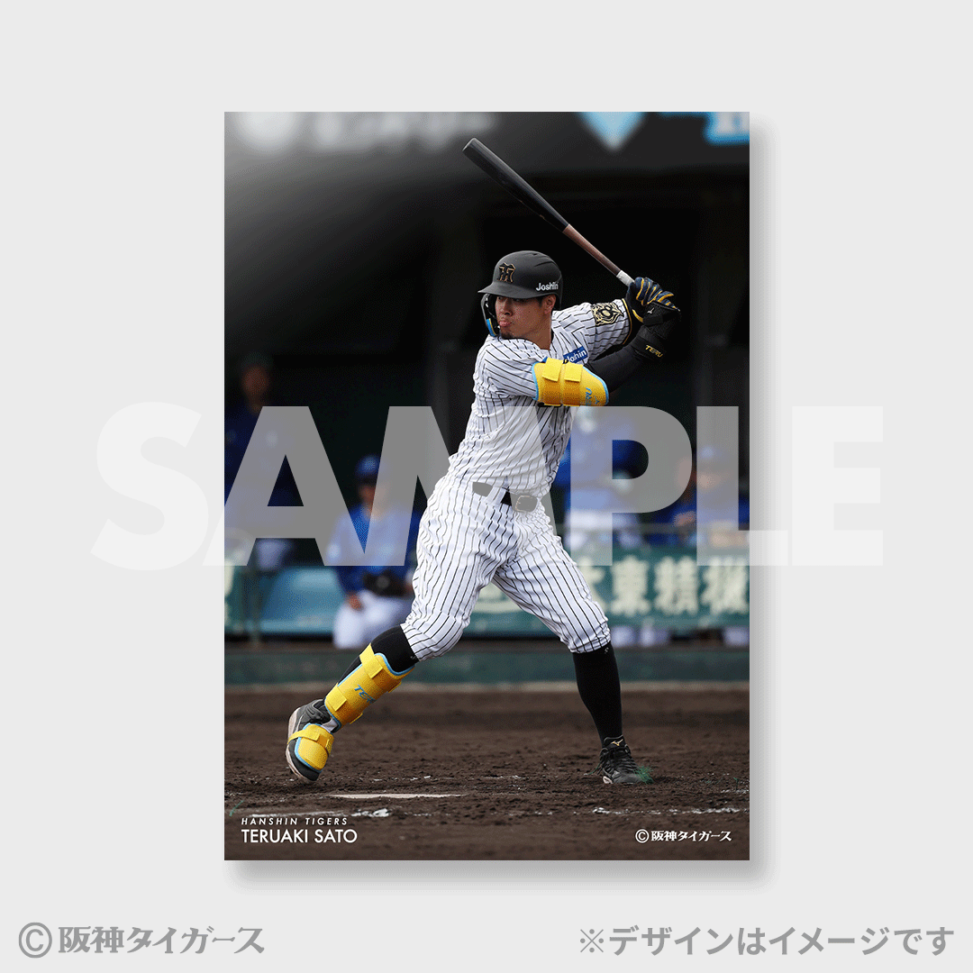 佐藤輝明 阪神タイガース BIGアクリルスタンド 優勝記念くじ あたり