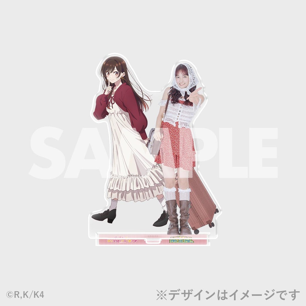 いぎなり東北産　ラッフルくじ　A賞サイン入りビッグアクスタ　藤谷美海 TVアニメ「彼女、お借りします」×「いぎなり東北産」コラボ