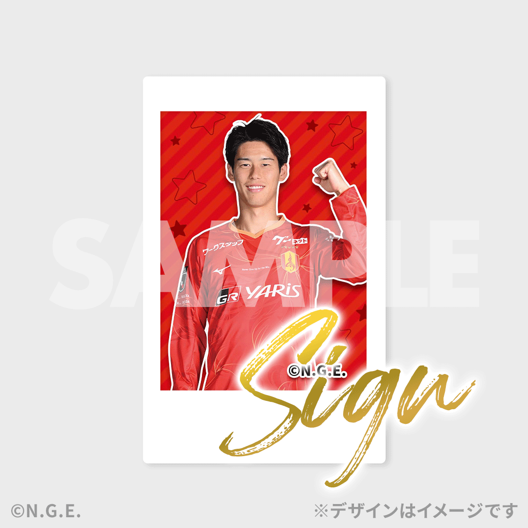 名古屋グランパス　ラッフルくじ　直筆サイン入りチェキ　ランゲラック RAFFLE(ラッフル)【公式】 on X: 