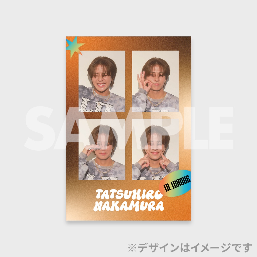 SPINNS RAFFLE くじ 中村竜大 全種セット LIL LEAGUE×SPINNSコラボくじ | RAFFLE