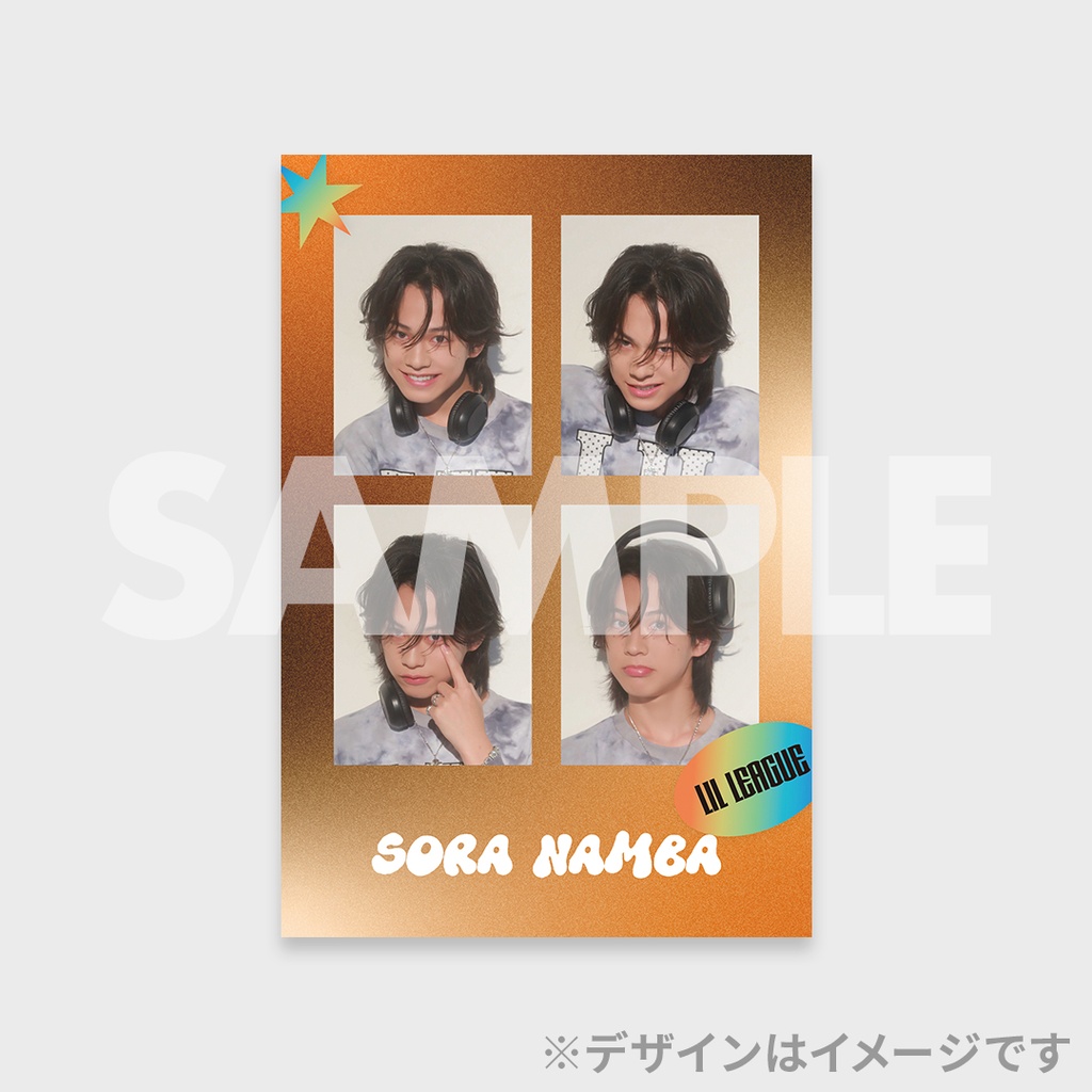 RAFFLE LIL LEAGUE×SPINNS コラボくじ 難波碧空 セット LIL LEAGUE×SPINNSコラボくじ | RAFFLE