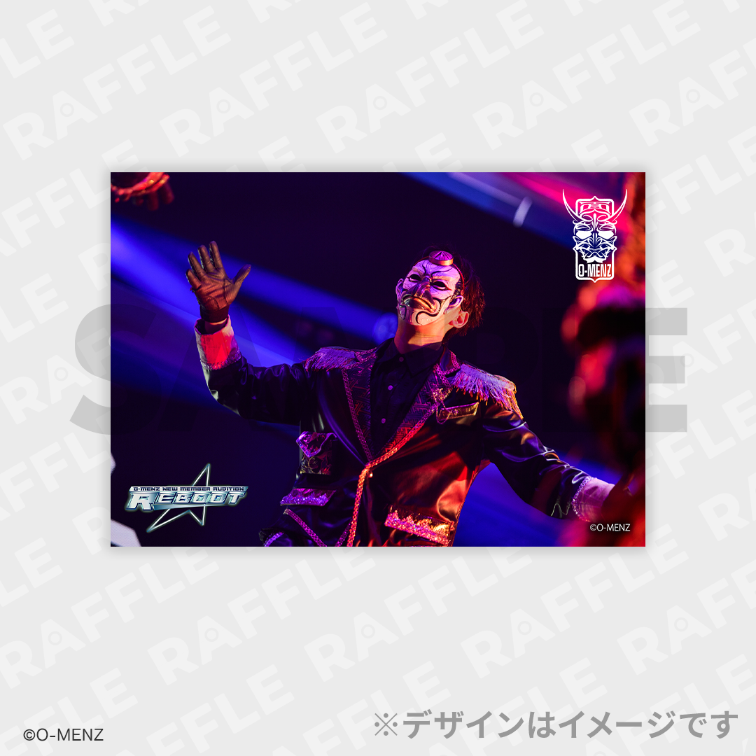 O-MENZ 新メンバーオーディション「REBOOT」コラボRAFFLEくじ | RAFFLE