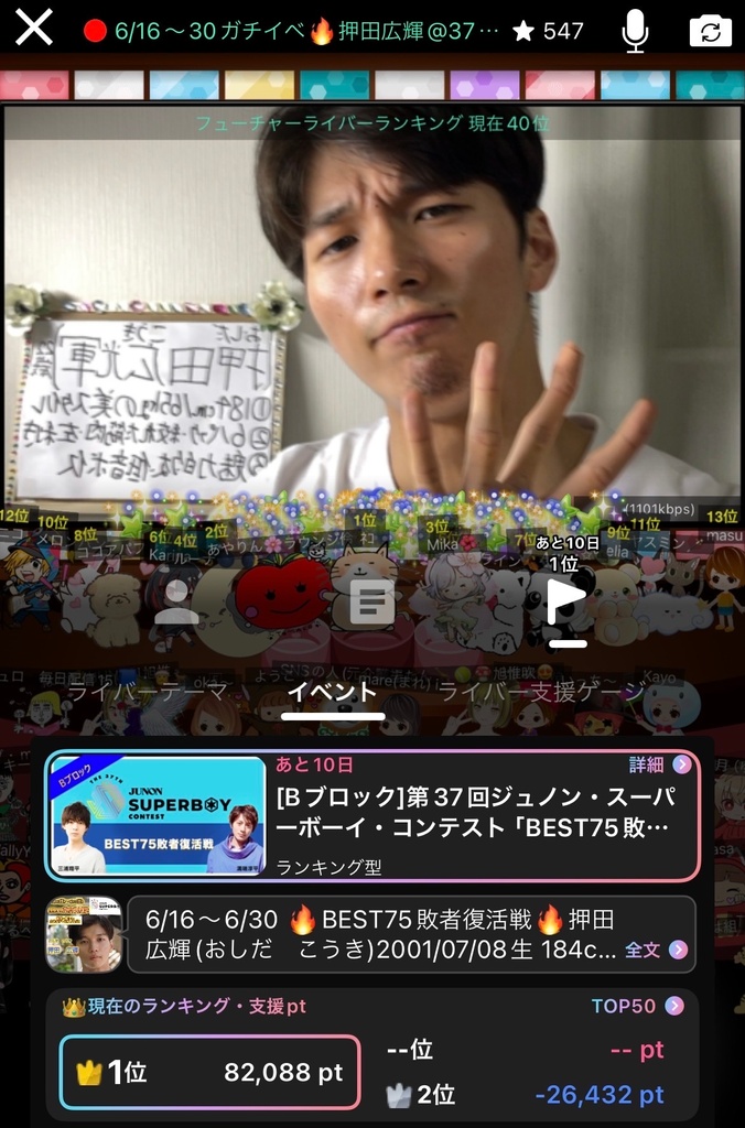 押田広輝 JUNON TV